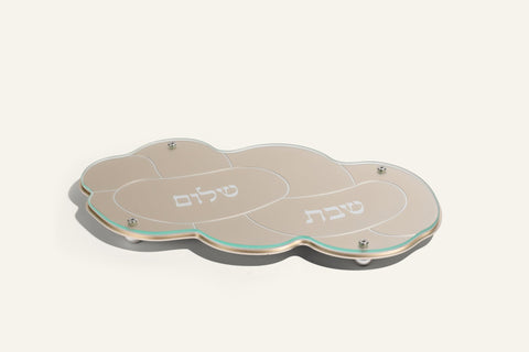 מגש חלה בצורת חלה לשבת וחג