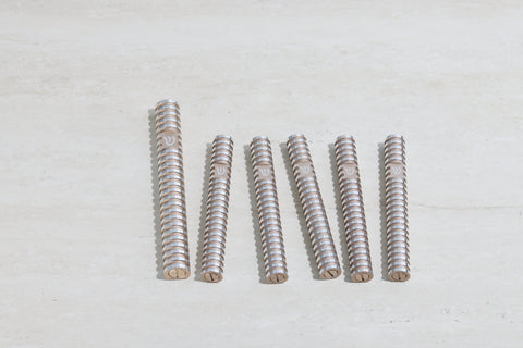 סט בתי מזוזה עיגול מחורץ בסגנון Grooved