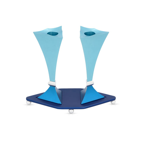 זוג פמוטים משולשים עם מעמד לשבת מדגם Sleek