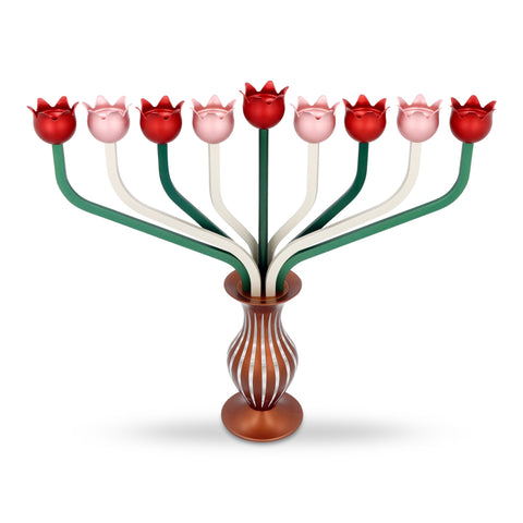 חנוכיית פרחים Roses
