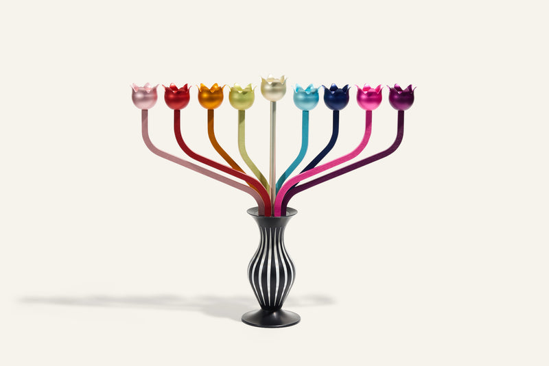חנוכיית פרחים Roses