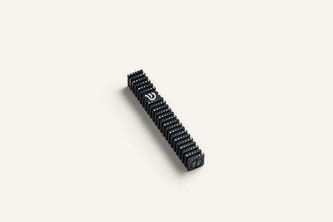 בית מזוזה ריבוע מחורץ בסגנון Grooved
