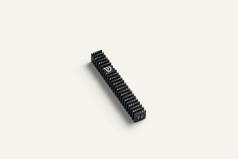 בית מזוזה ריבוע מחורץ בסגנון Grooved