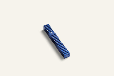 בית מזוזה ריבוע מחורץ בסגנון Grooved