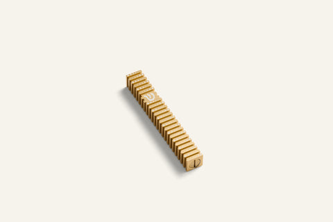 בית מזוזה ריבוע מחורץ בסגנון Grooved