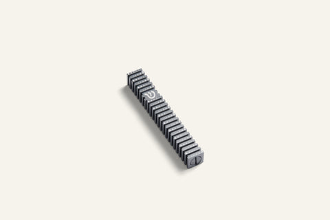 בית מזוזה ריבוע מחורץ בסגנון Grooved