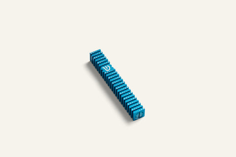 בית מזוזה ריבוע מחורץ בסגנון Grooved