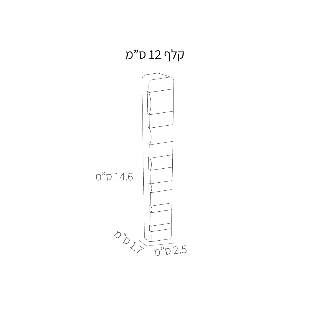 מידות בית מזוזה משובץ Inlaid