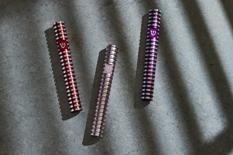 בית מזוזה עיגול מחורץ בסגנון Grooved