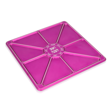 צלחת סדר מרובעת לראש השנה