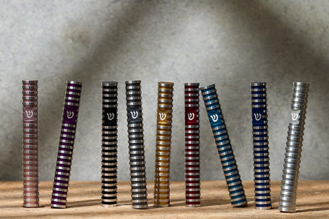 בית מזוזה עיגול מחורץ בסגנון Grooved