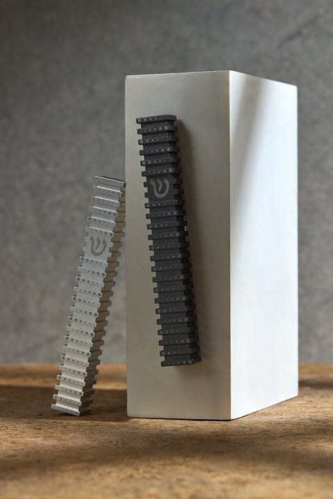 בית מזוזה ריבוע מחורץ בסגנון Grooved