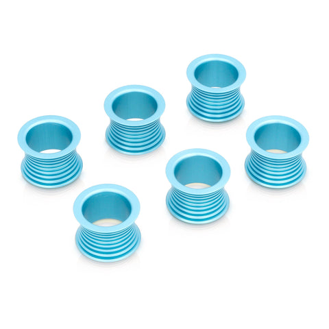 סט חבקי מפיות מפותלות בסגנון Grooved