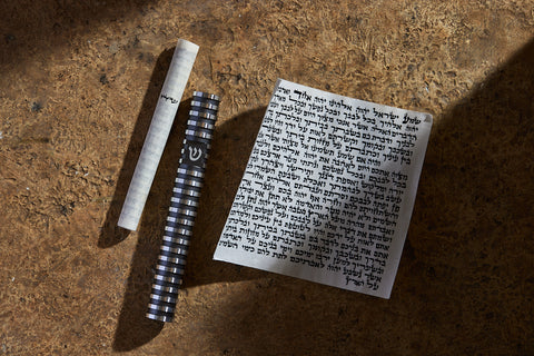 בית מזוזה עיגול מחורץ בסגנון Grooved