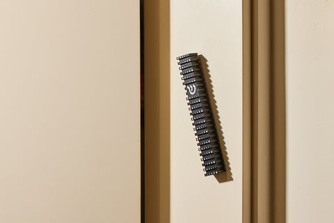 בית מזוזה ריבוע מחורץ בסגנון Grooved