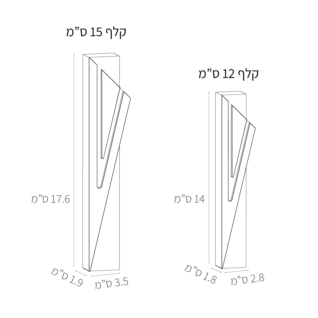 מידות סט בתי מזוזה Capital Shin